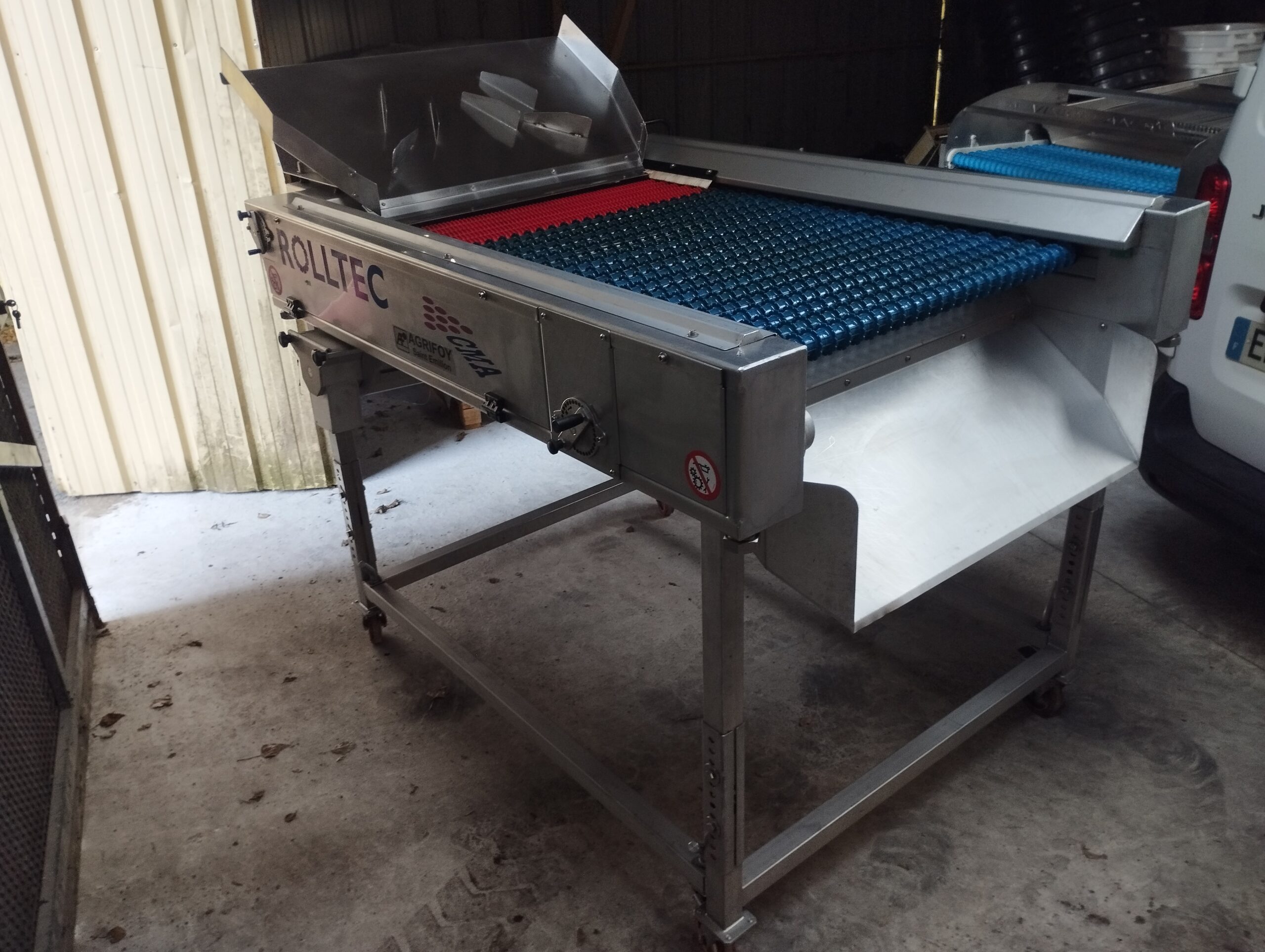 Table de tri à rouleaux CMA type ROLLTEC d'occasion